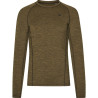 Women T-Shirt SEELAND Peak Aia L/S (Military Olive Melange)