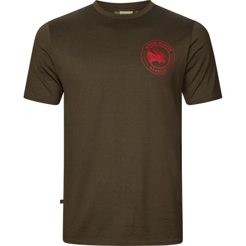 Marškinėliai HARKILA Game S/S (Willow green moose)