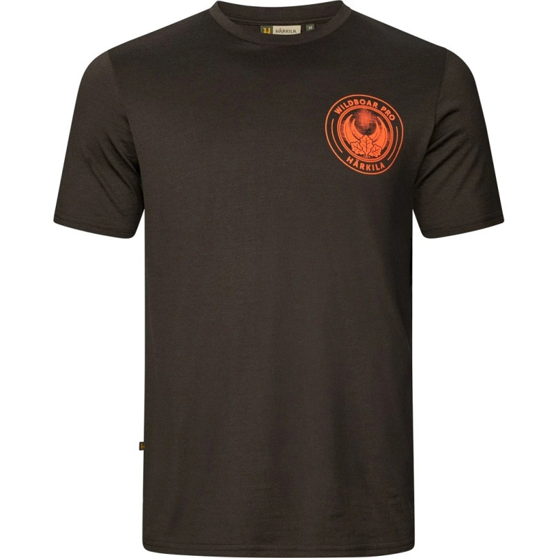 T-Shirt HARKILA Game S/S (Shadow brown wildboar)