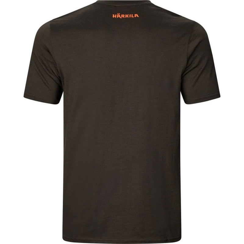 T-Shirt HARKILA Game S/S (Shadow brown wildboar)