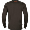 T-Shirt HARKILA Game L/S (Shadow brown wildboar)