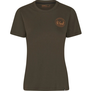 Women T-Shirt SEELAND Hunting Heritage (Pine green)