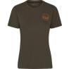 Women T-Shirt SEELAND Hunting Heritage (Pine green)