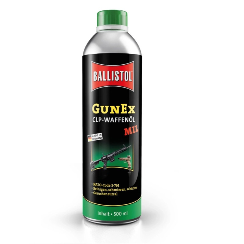 Protective oil BALLISTOL Gunex MIL CLP (500 ml) 22058
