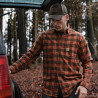Marškiniai HARKILA Scandinavian (Autumn orange check)