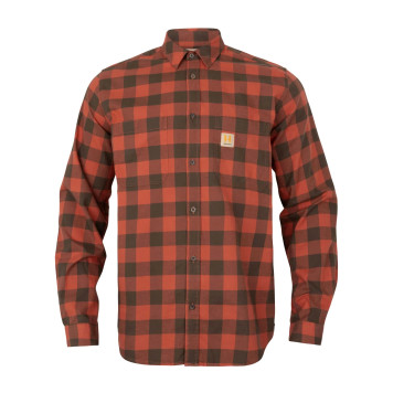 Marškiniai HARKILA Scandinavian (Autumn orange check)