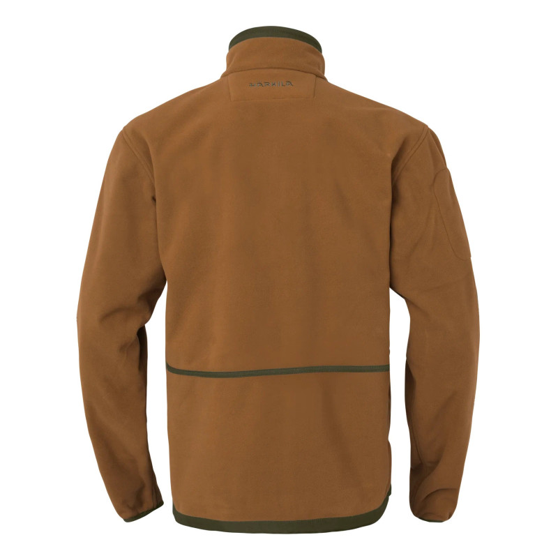Fleece  jacket HARKILA Kamko (Forest night/Rustique clay)