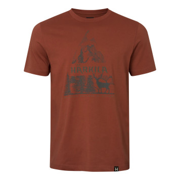 Marškinėliai HARKILA Nature S/S (Autumn orange)