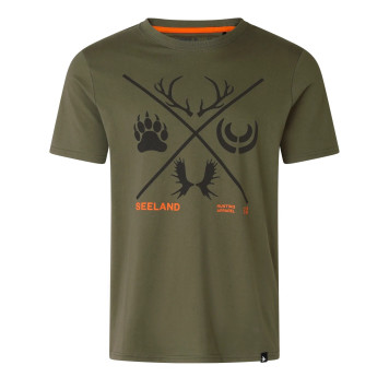 Marškinėliai SEELAND Big Game Hunter (Grape Leaf)