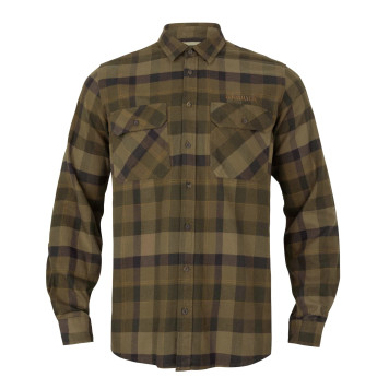 Shirt HARKILA Asmund L/S (Beech green check)