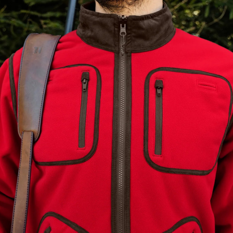 Džemperis HARKILA Kamko Regal Reversible (Red/Brown)
