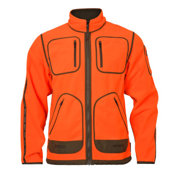 Džemperis HARKILA Kamko Blaze Reversible (Orange blaze/Willow green)