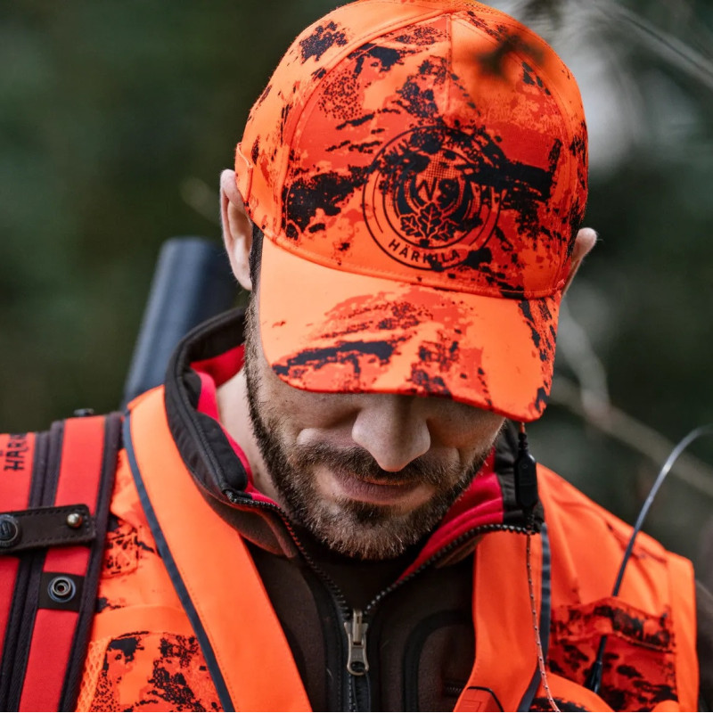 Kepurė HARKILA Wildboar Pro Blaze Camo Light (AXIS MSP®CE orange/Shadow brown)