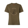 T-swhirt women HARKILA Stag Badge S/S (Beech)