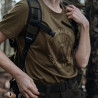 T-swhirt women HARKILA Stag Badge S/S (Beech)