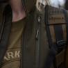 Fleece jacket HARKILA Scandinavian Softshell  (Willow green/Shadow brown)