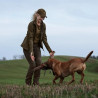 Fleece jacket HARKILA Scandinavian Softshell  (Willow green/Shadow brown)