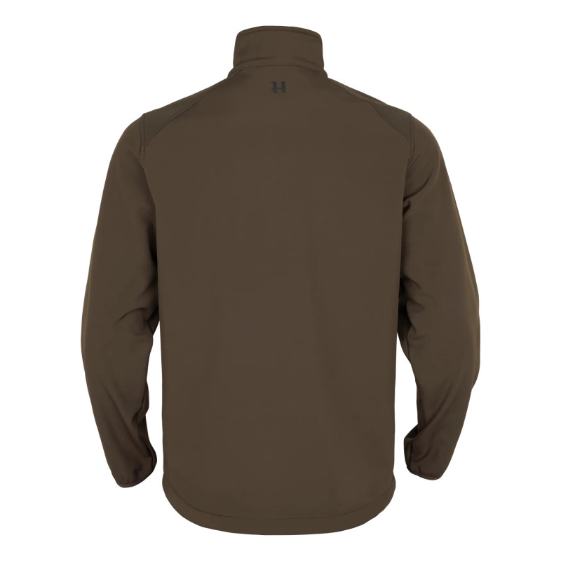 Džemperis HARKILA Scandinavian softshell (Willow green/Shadow brown)