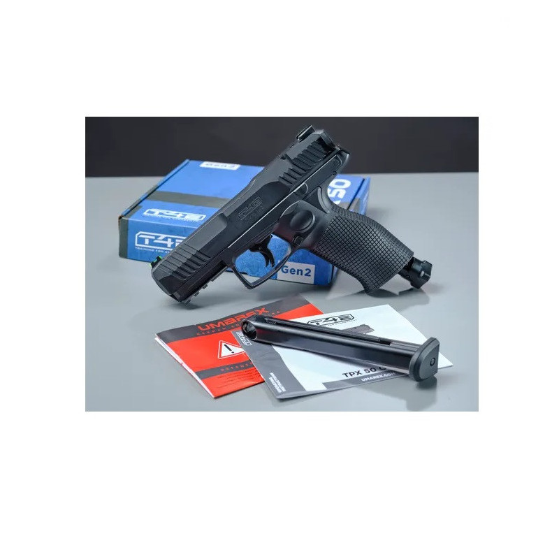 Pneumatinis pistoletas T4E TPX 50 Gen2 BLK .kal.50 CO2 (2.4085)