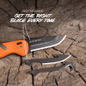 Peilis Outdoor Edge Razor HTX 3.0" fixed Gray/Orange (HTX30B-6C)