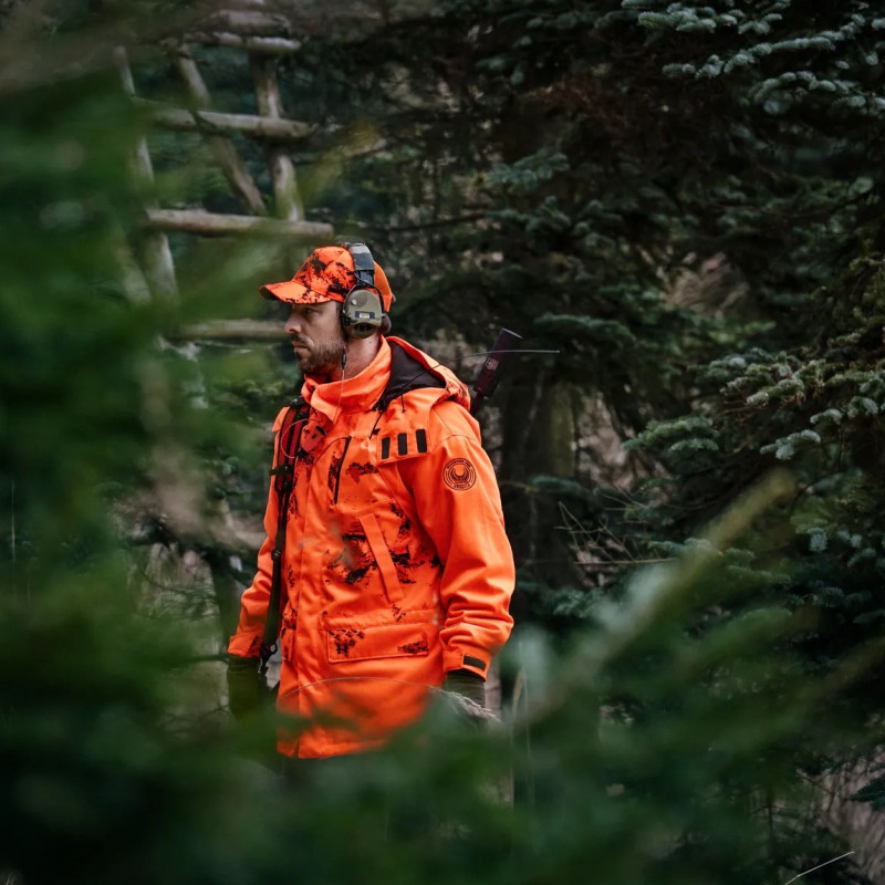 Striukė HARKILA Wildboar Pro Blaze Camo HWS Insulated (AXIS MSP®CE Orange)