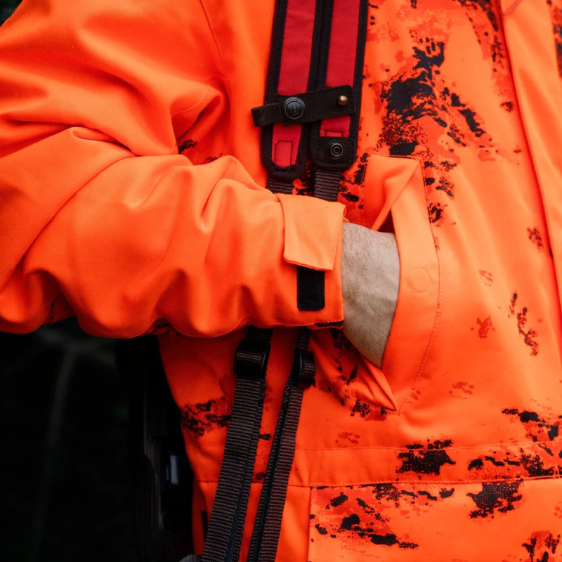 Striukė HARKILA Wildboar Pro Blaze Camo HWS Insulated (AXIS MSP®CE Orange)