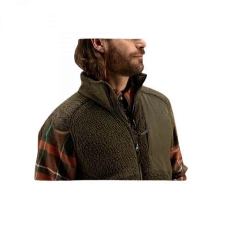 Liemenė HARKILA Polar fleece (Willow green)