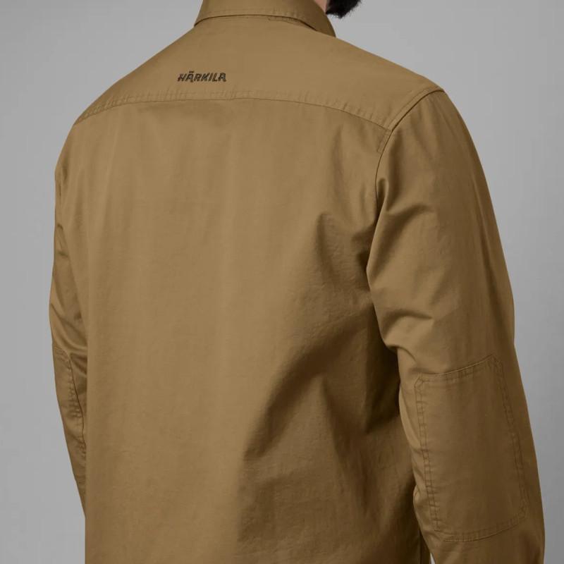 Shirt HARKILA Trym L/S skjorte (Antique sand)