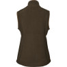 Woman Waistcoat HARKILA Sandhem sherpa (Willow green)