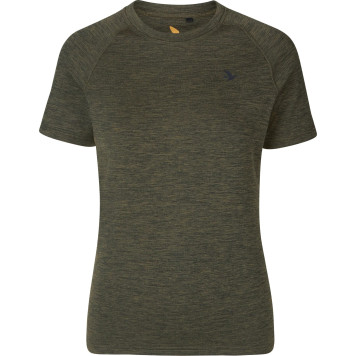 Women T-Shirt SEELAND Active S/S (Pine green)