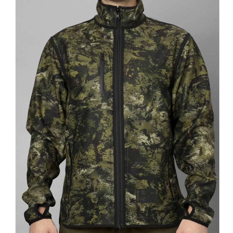 Fleece jacket SEELAND Rogue Reversible (Light Pine/InVis Green)