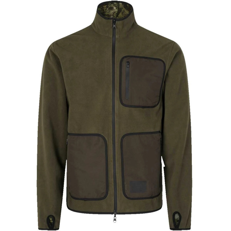 Fleece jacket SEELAND Rogue Reversible (Light Pine/InVis Green)