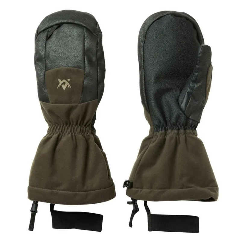 ALASKA Tundra Mittens (Solid Brown)