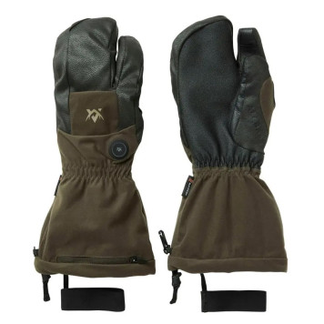 Heat System ALASKA Mittens (Solid Brown)