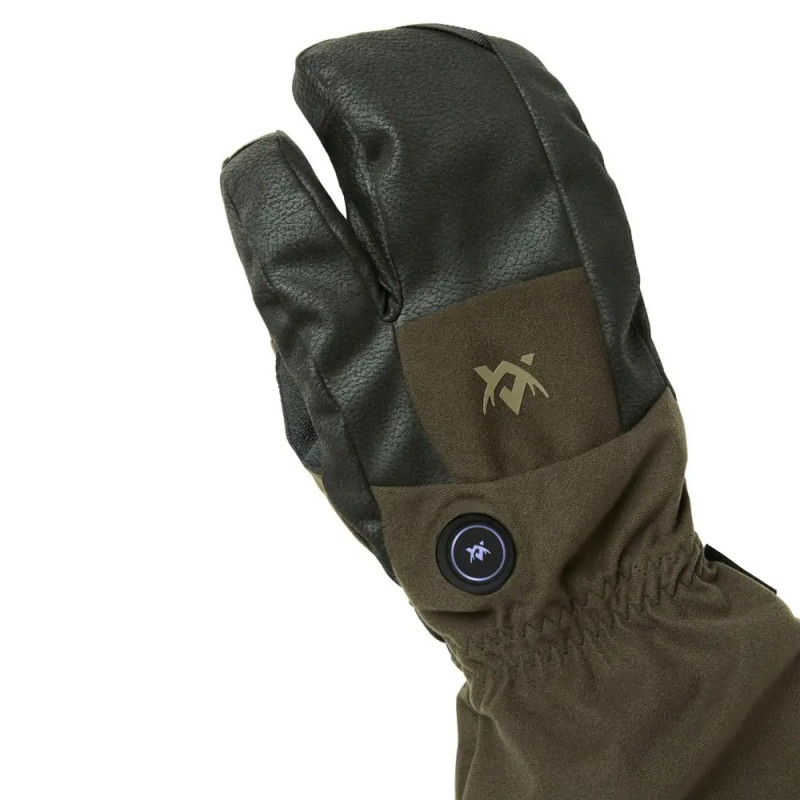 Heat System ALASKA Mittens (Solid Brown)