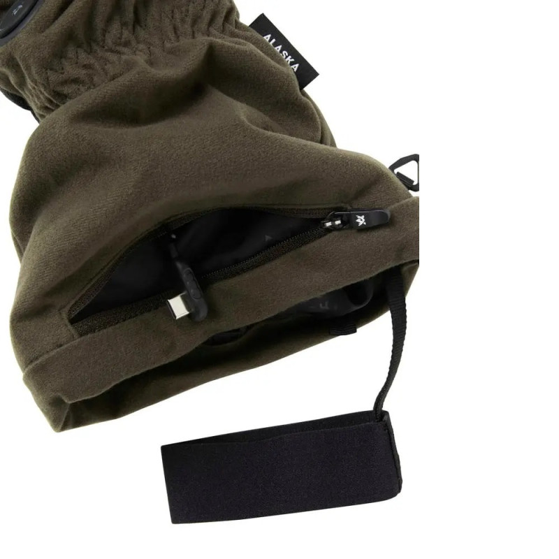 Heat System ALASKA Mittens (Solid Brown)
