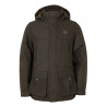 Jacket HARKILA Kodiak CleverWool HSP Insulated (Dark hunting green/Shadow brown)