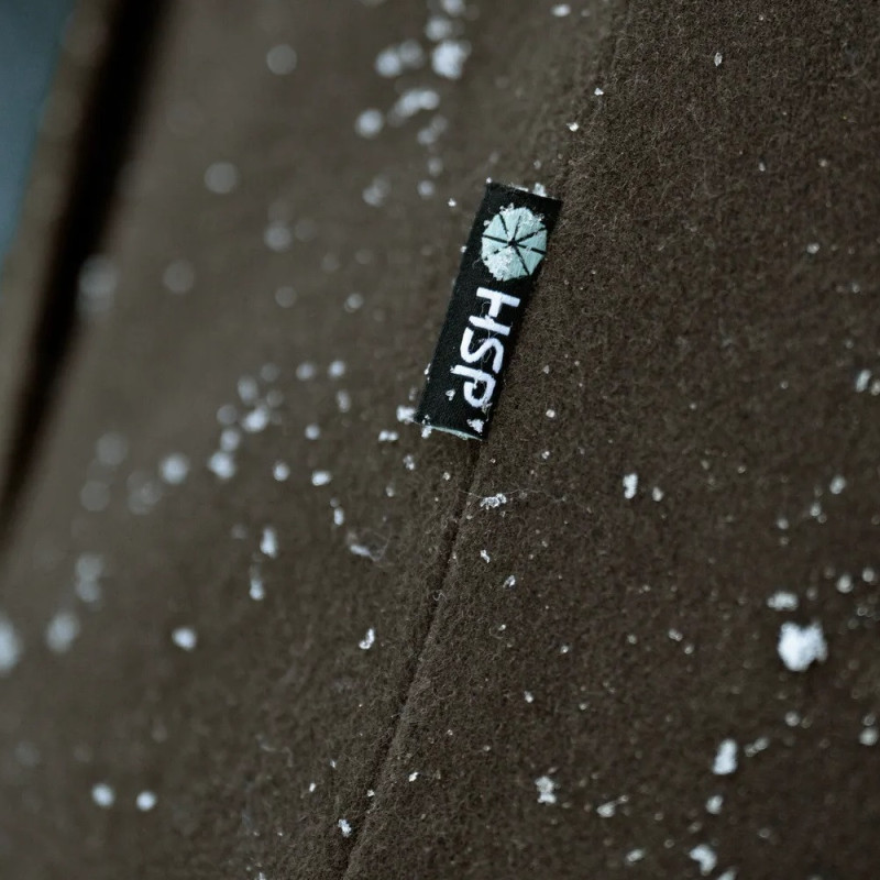 Jacket HARKILA Kodiak CleverWool HSP Insulated (Dark hunting green/Shadow brown)