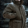 Jacket HARKILA Kodiak CleverWool HSP Insulated (Dark hunting green/Shadow brown)
