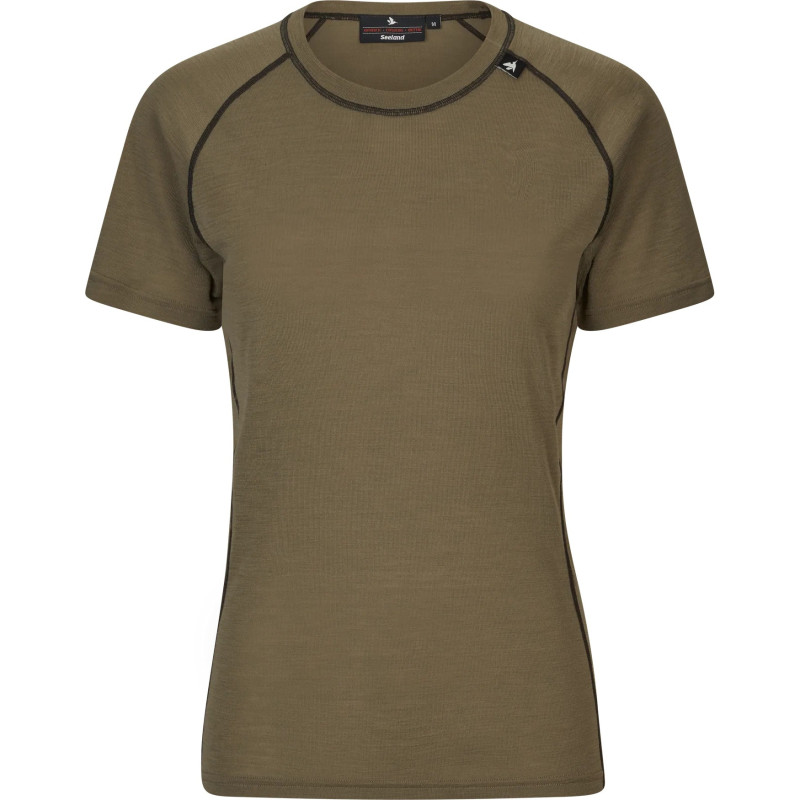 Base layer t-shirt  Seeland Apex Aia Merino S/S (Covert green)