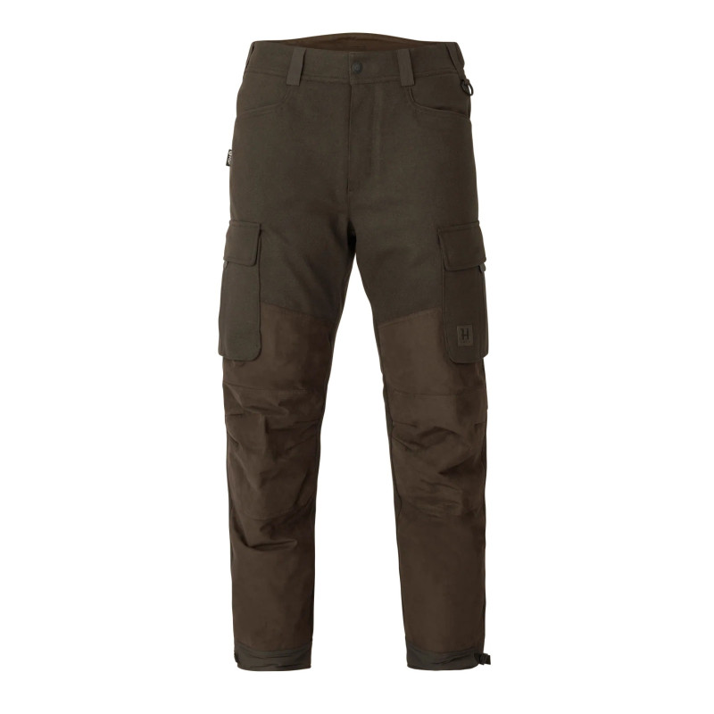 Trousers HARKILA Kodiak CleverWool HSP Insulated (Dark hunting green/Shadow brown)