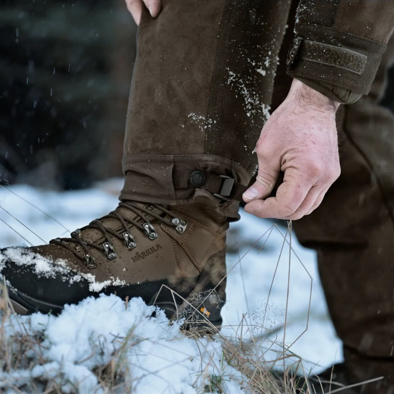 Trousers HARKILA Kodiak CleverWool HSP Insulated (Dark hunting green/Shadow brown)