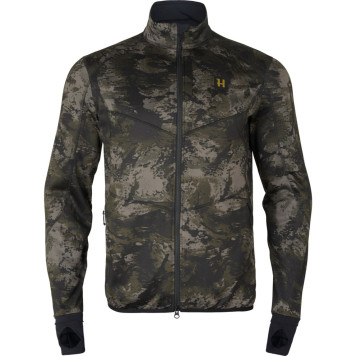Fleece jacket HARKILA Noctyx camo full zip (AXIS MSP®Black)