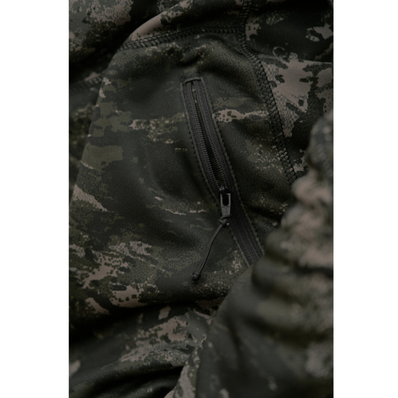 Fleece jacket HARKILA Noctyx camo full zip (AXIS MSP®Black)