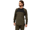 Apatiniai šildomi marškinėliai HARKILA Heat USB-C L/S (Willow green/Black)