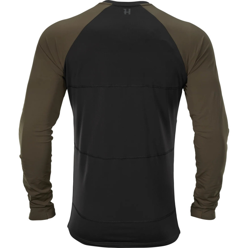 Apatiniai šildomi marškinėliai HARKILA Heat USB-C L/S (Willow green/Black)