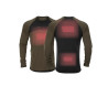 Apatiniai šildomi marškinėliai HARKILA Heat USB-C L/S (Willow green/Black)
