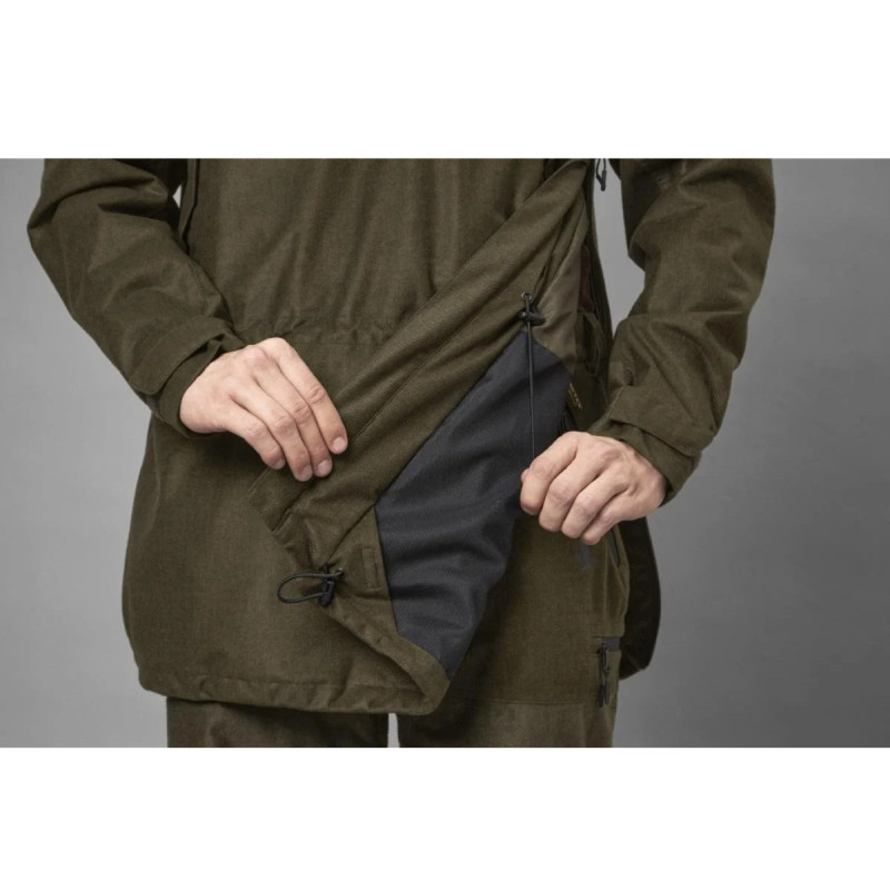 Jacket SEELAND Avail smock (Pine green melange)