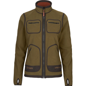 Moteriškas džemperis HARKILA Kamko fleece (Dark olive/Arabian spice)