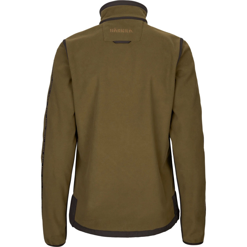 Moteriškas džemperis HARKILA Kamko fleece (Dark olive/Arabian spice)